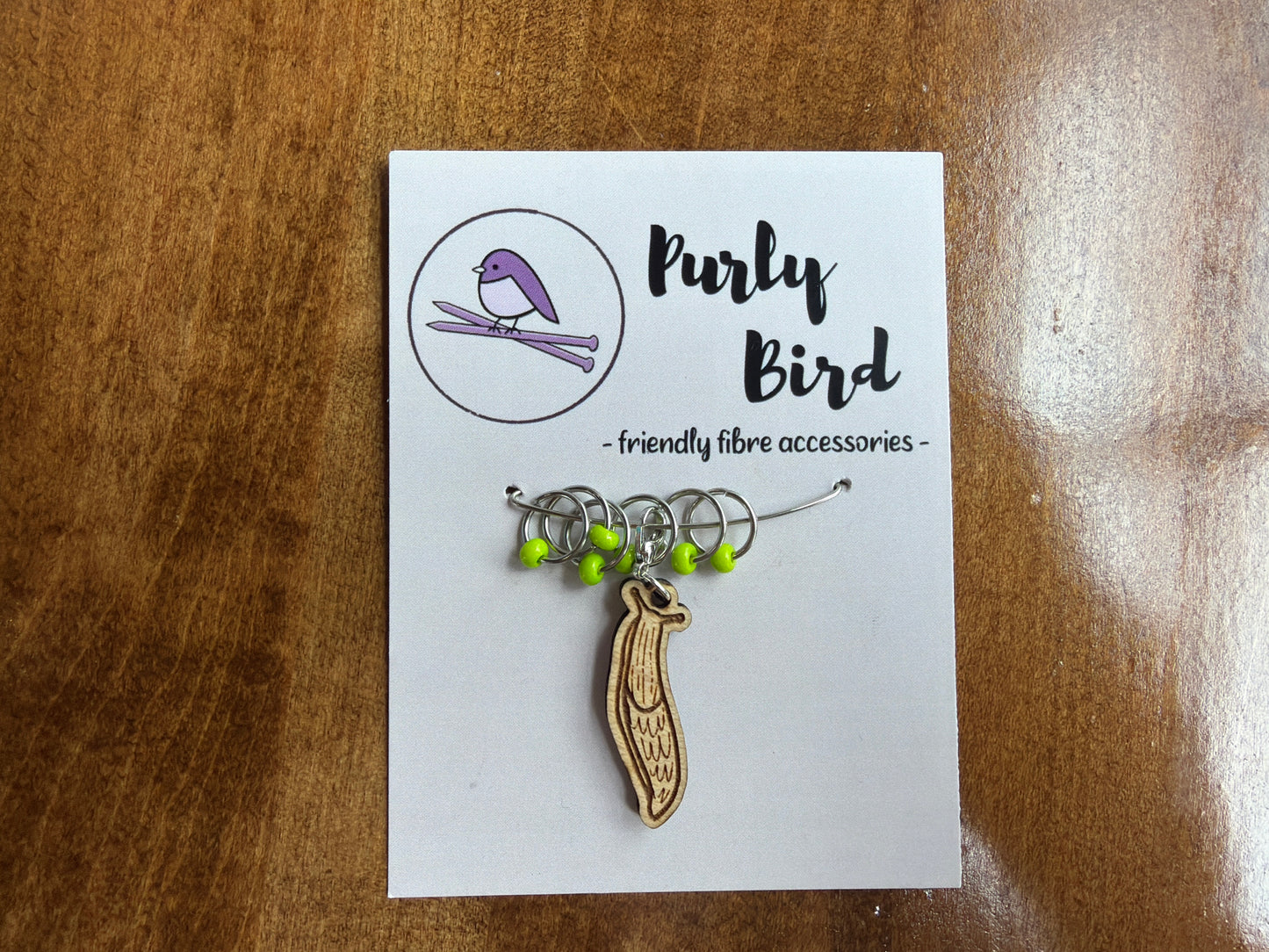 Slug Charm & Stitch Marker Set | 10mm