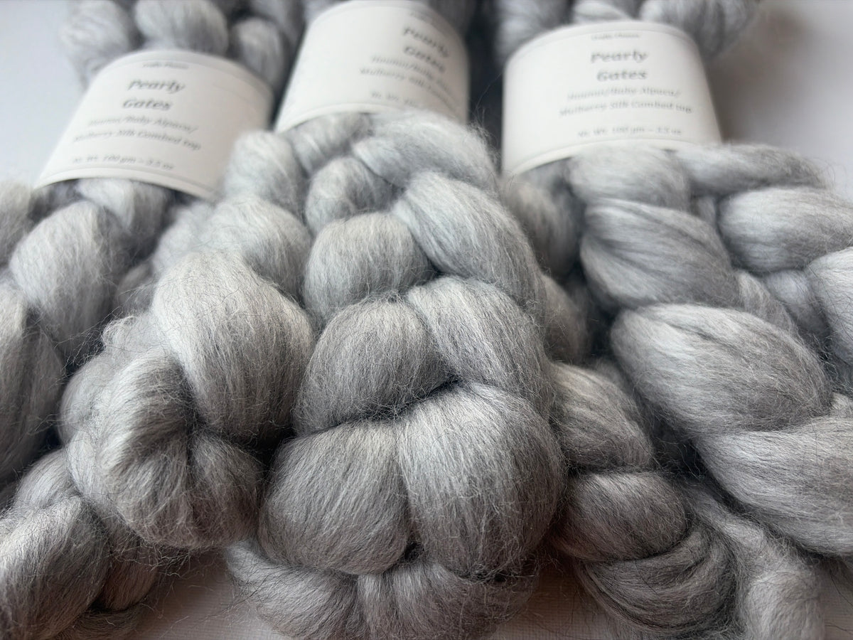 Hogget Haunui, Baby Alpaca, Mulberry | 20.3 micron combed top