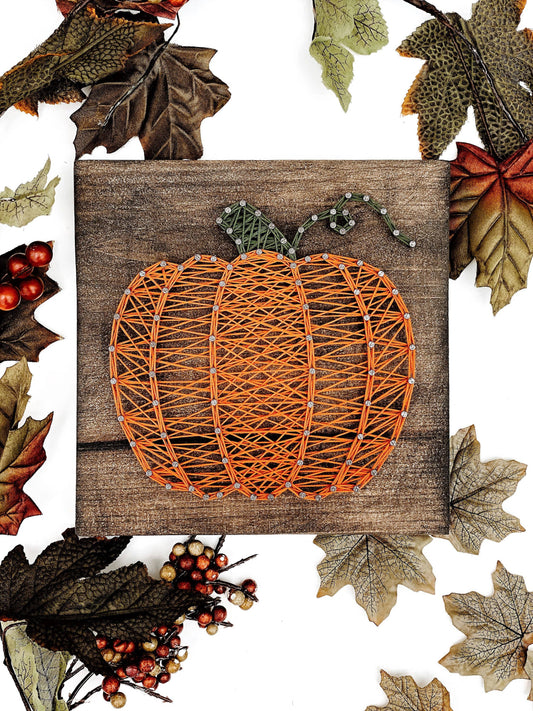 Pumpkin DIY String Art Kit