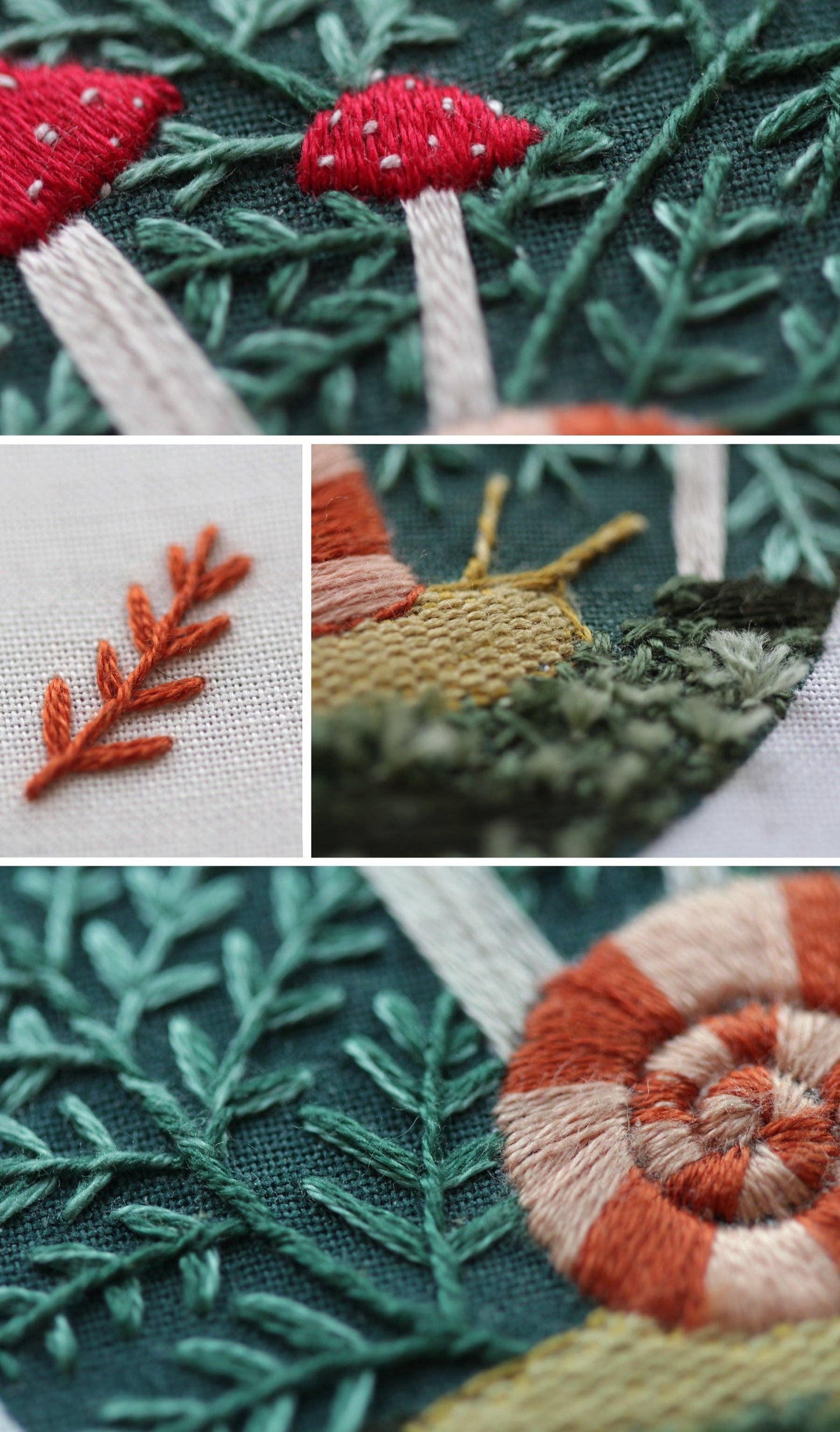 Forest Floor | Embroidery Stitch Sampler