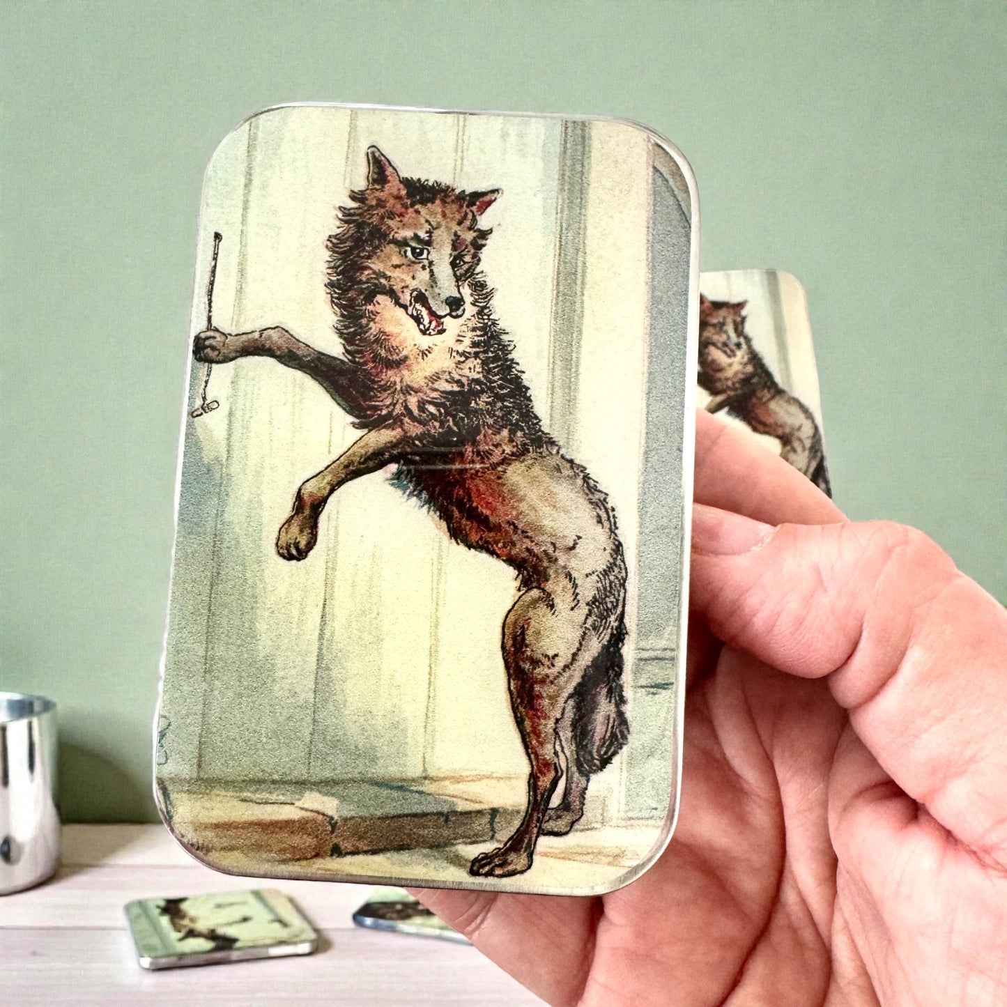 The Wolf at the Door | Notions Tin (Small)