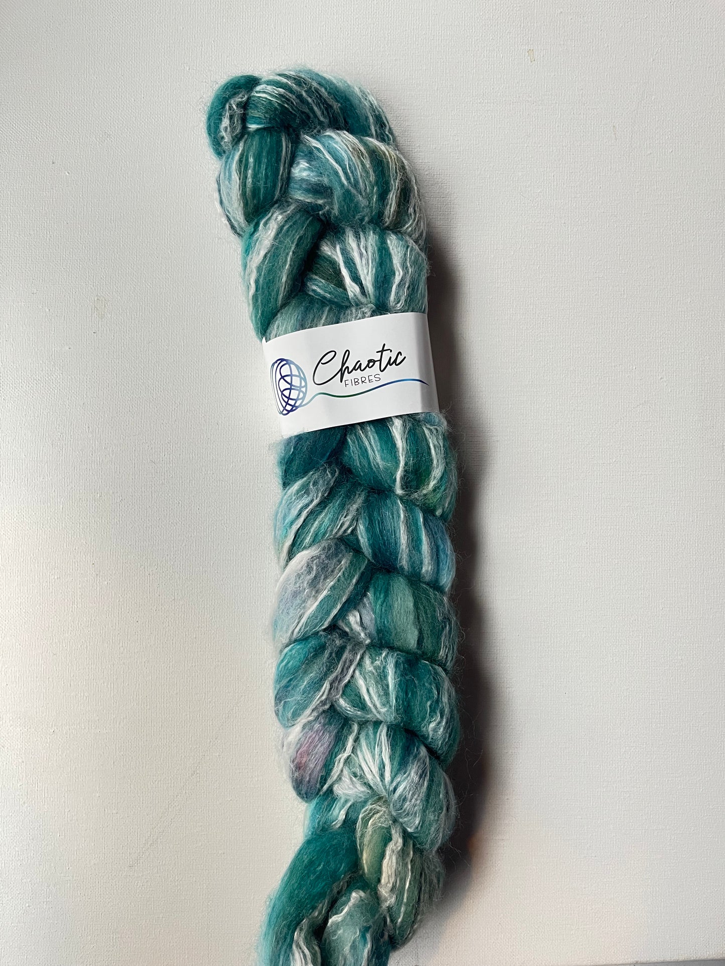 Hand Dyed Rambouillet, Silk | Braid | 100g