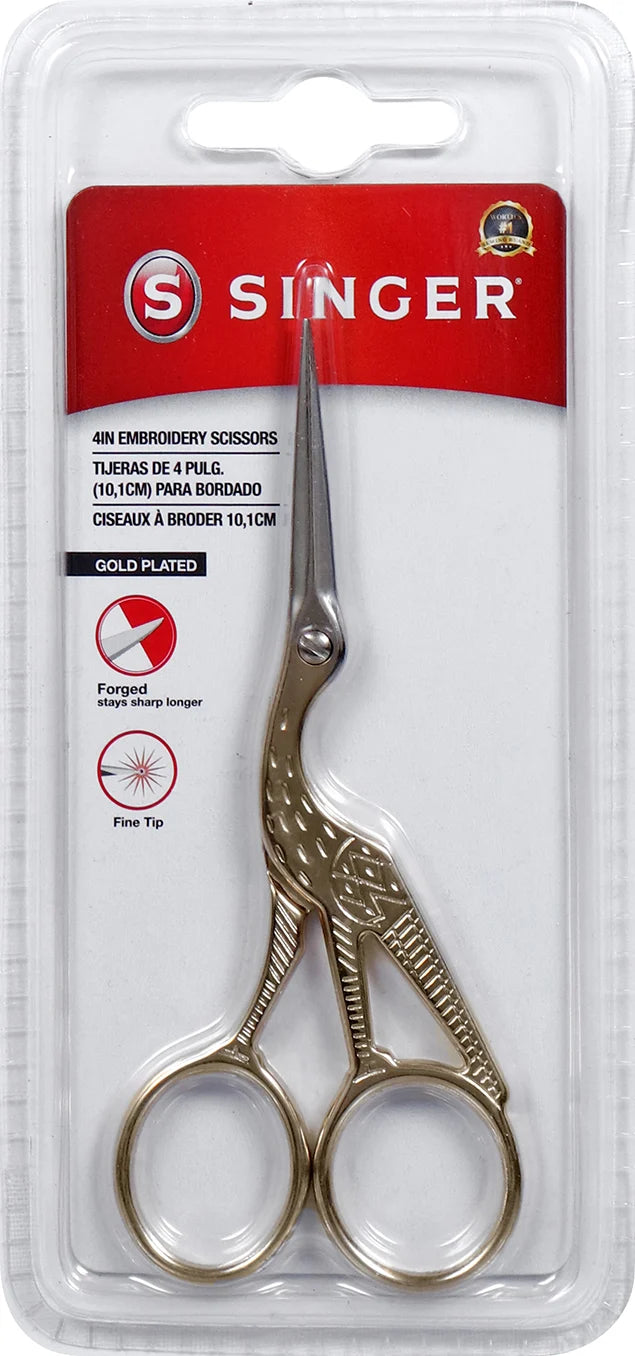 4” Stork Embroidery Scissors