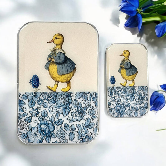 Duck and flower | Notions Tin (Small)