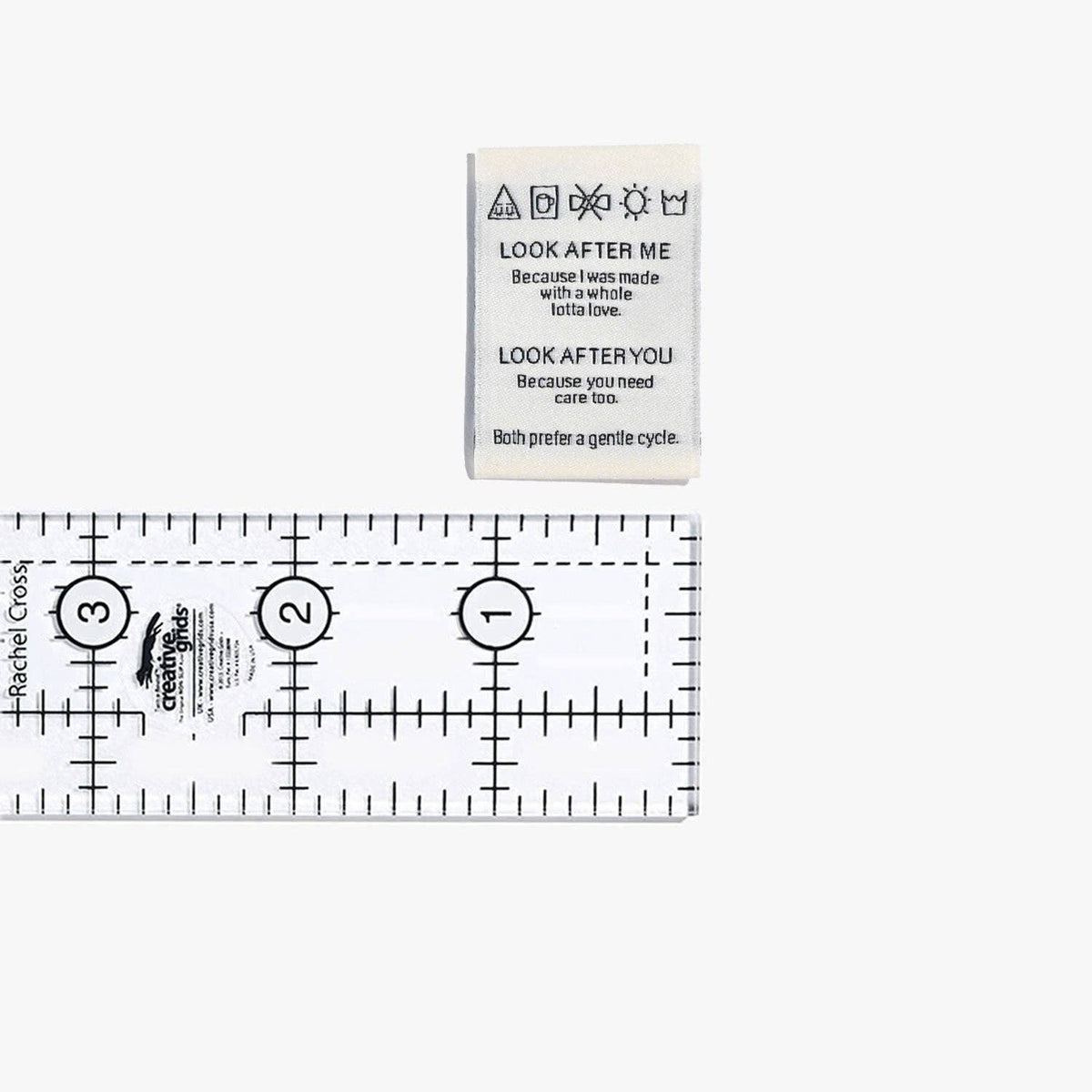 Look After Me, Look After You Woven Labels | Garment Tags