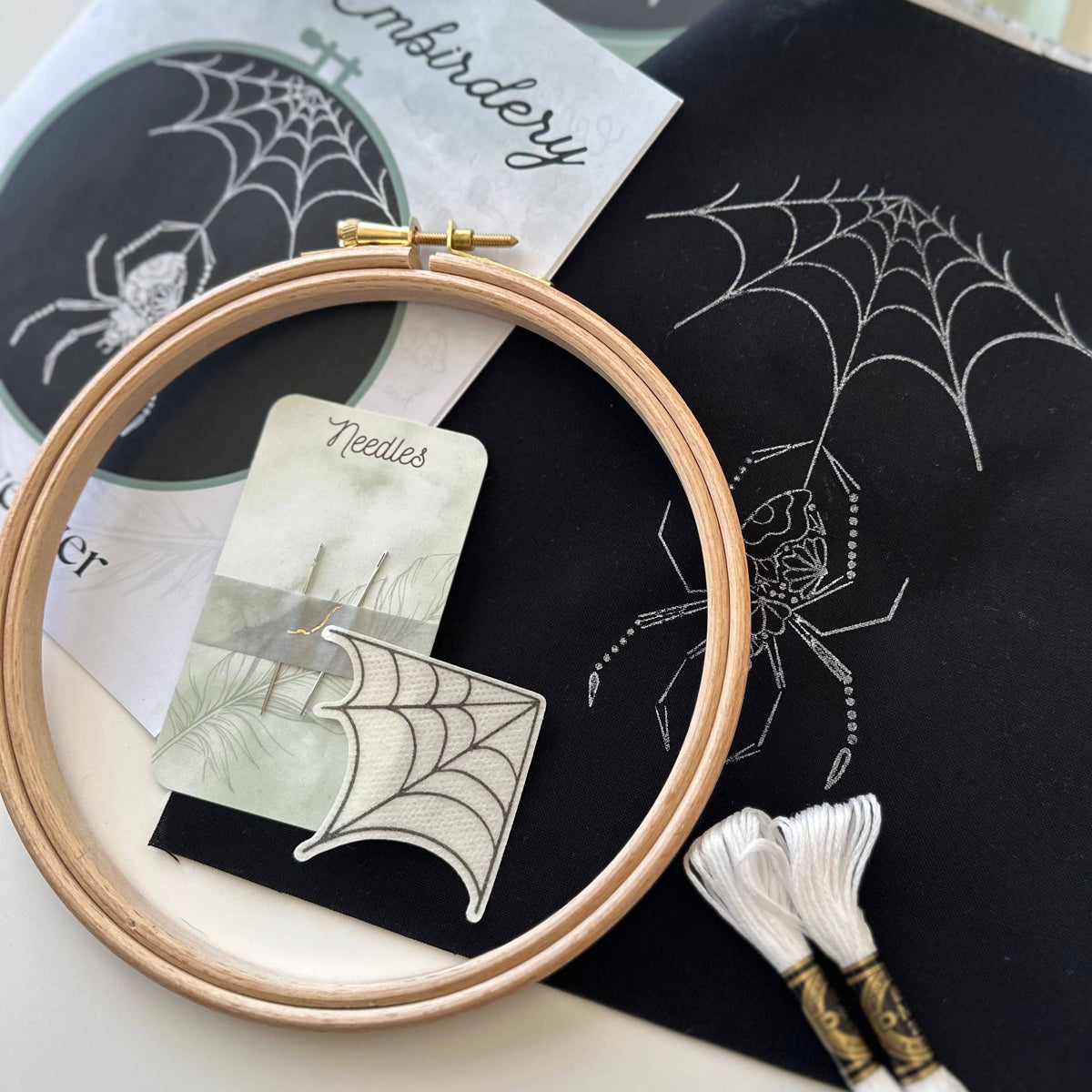 Orb Weaver Embroidery Kit