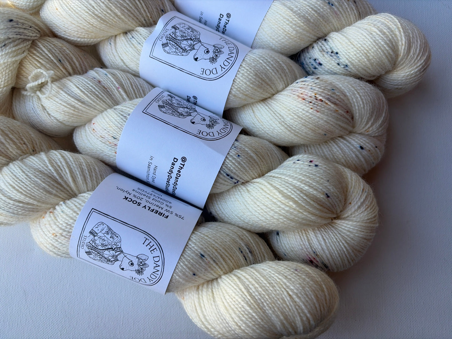 Firefly Sock | Fingering | SW Merino, Nylon, Stellina