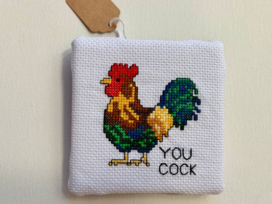 Cross Stitch Art Canvas | 4”