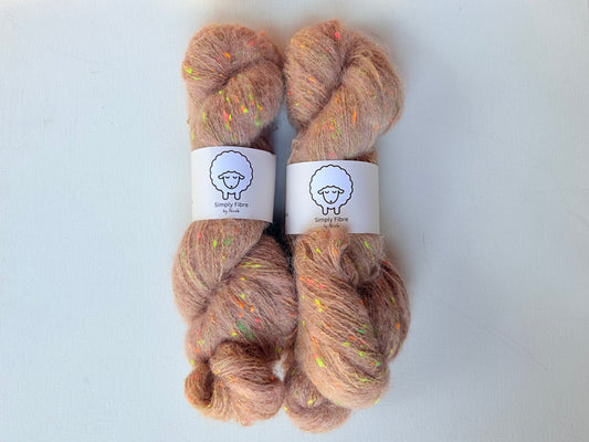 Neon Neps | Fingering | Merino, Alpaca, Donegal, Linen