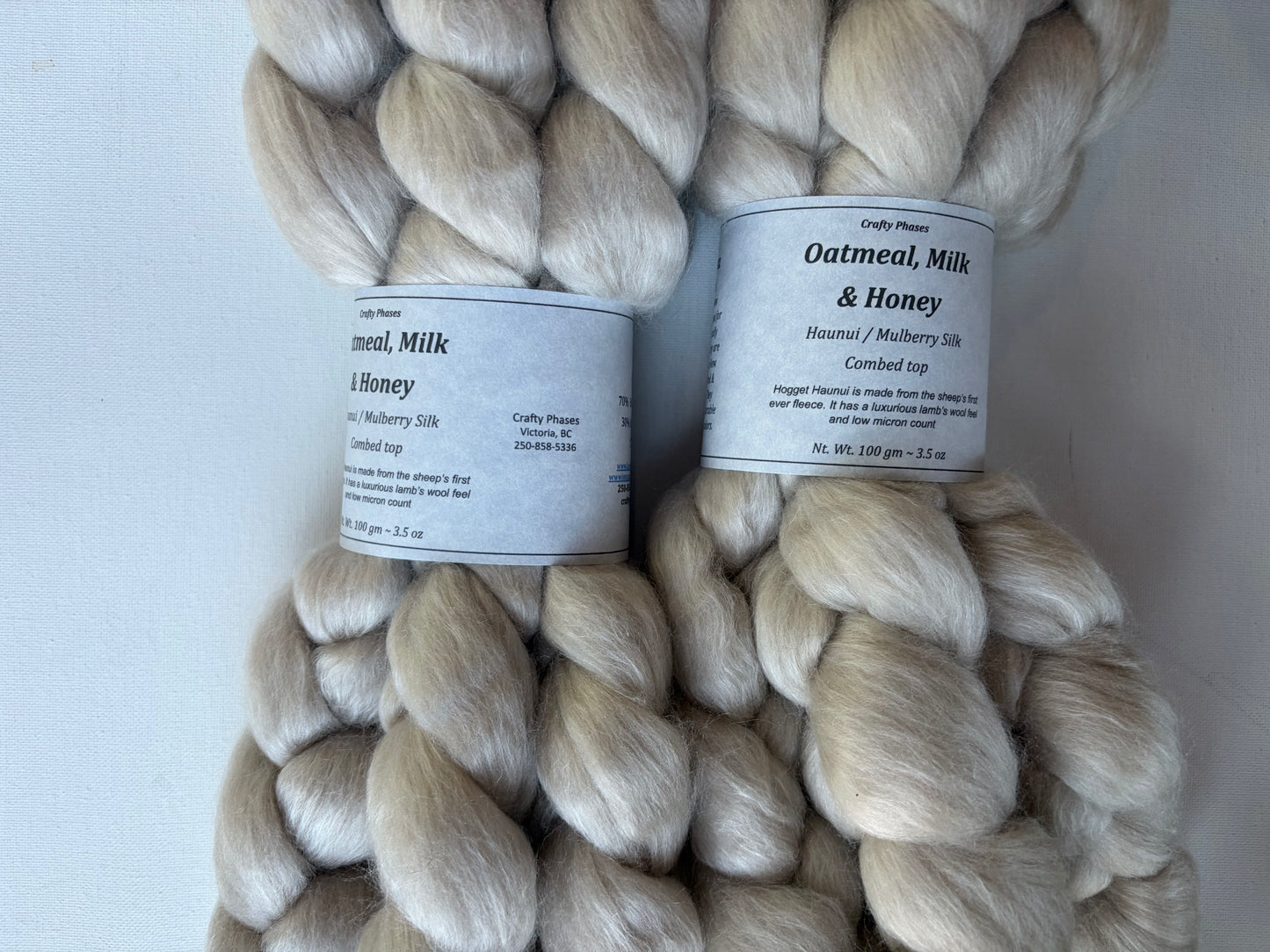 Hogget Haunui, Mulberry | 18.6 micron combed top