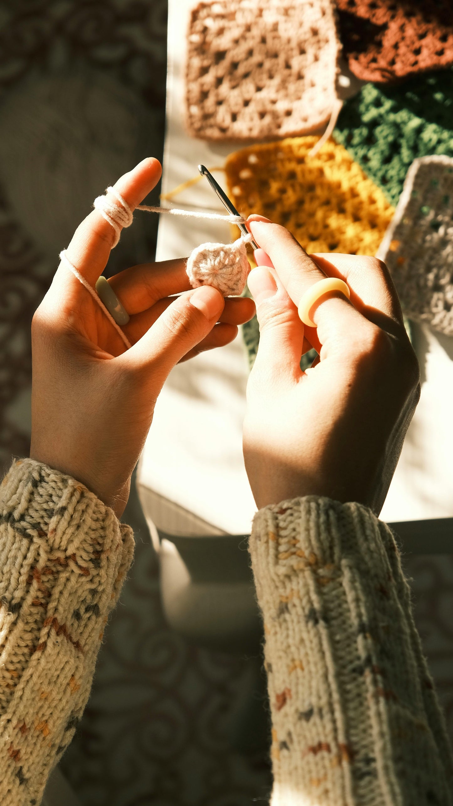 Granny Square Scarf Crochet Class