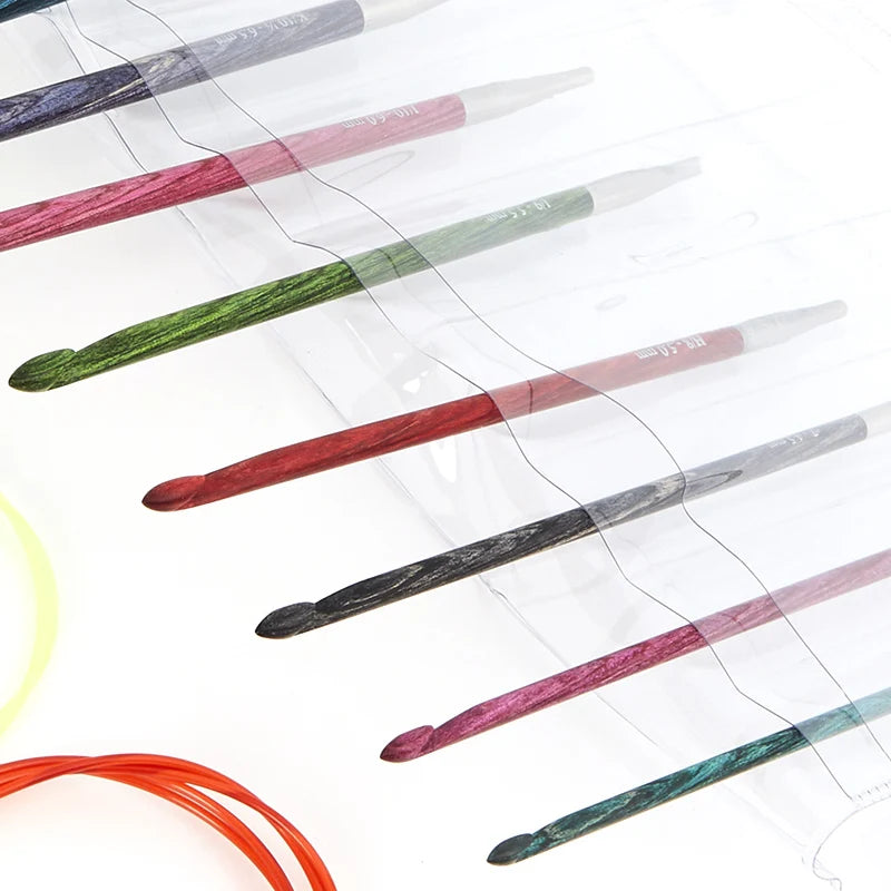 Knitter's Pride Dreamz Tunisian Crochet Hooks with Interchangeable Head