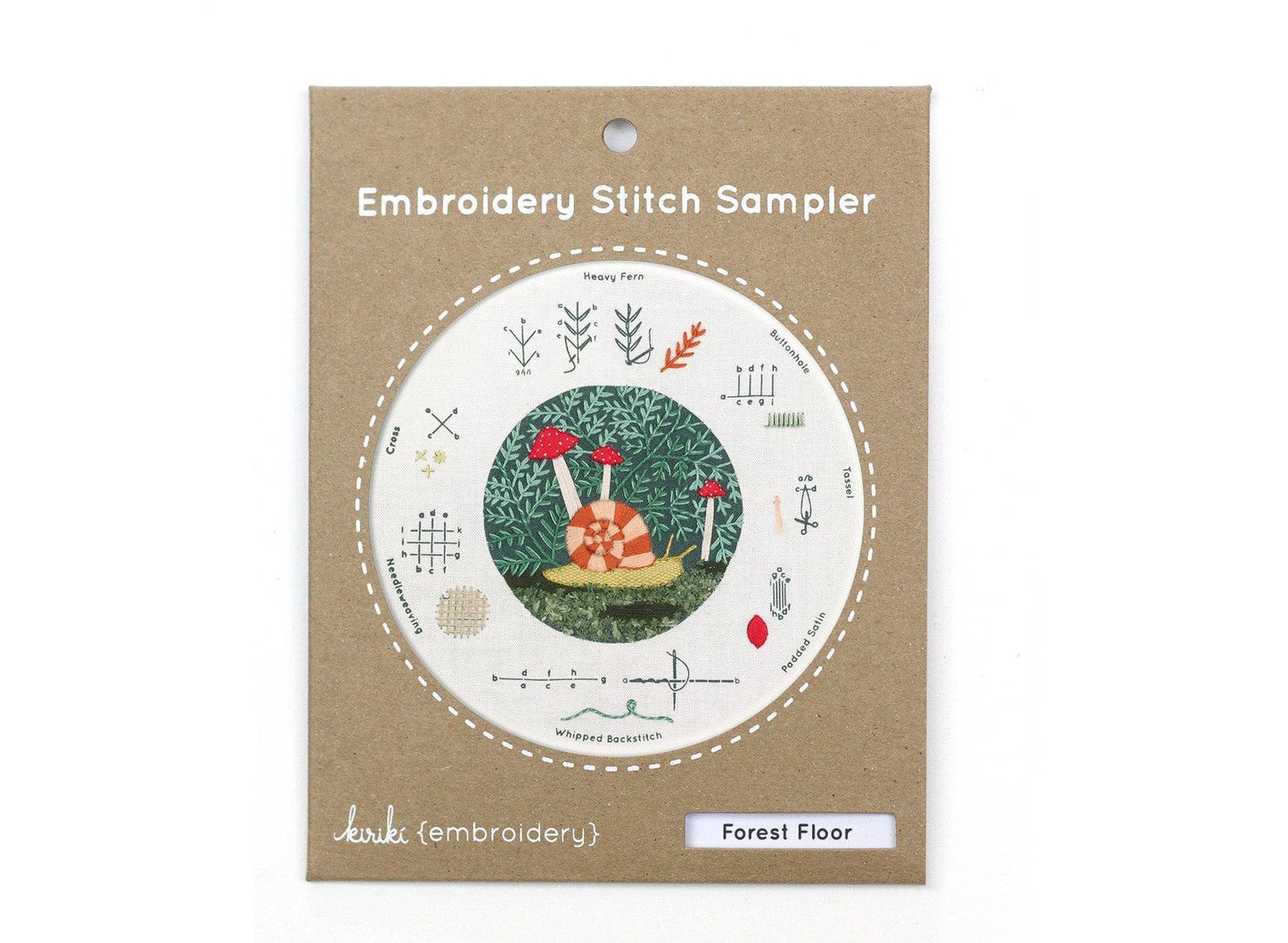 Forest Floor | Embroidery Stitch Sampler