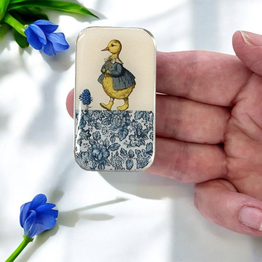 Duck and flower | Notions Tin (Small)