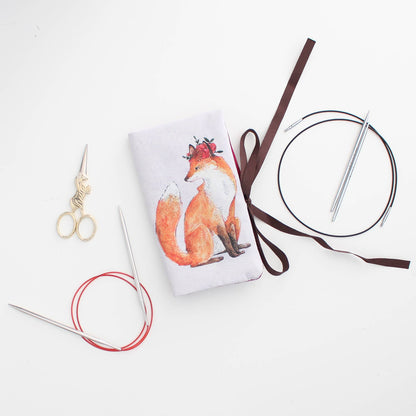 Lena the Fox | Needle Case | Pencil Roll: Multi