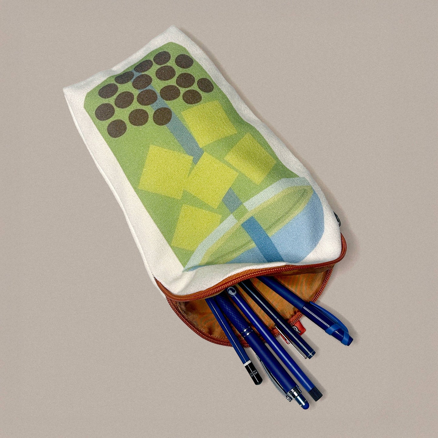 Bubble Tea Canvas Zipper Pouch/Pencil Case