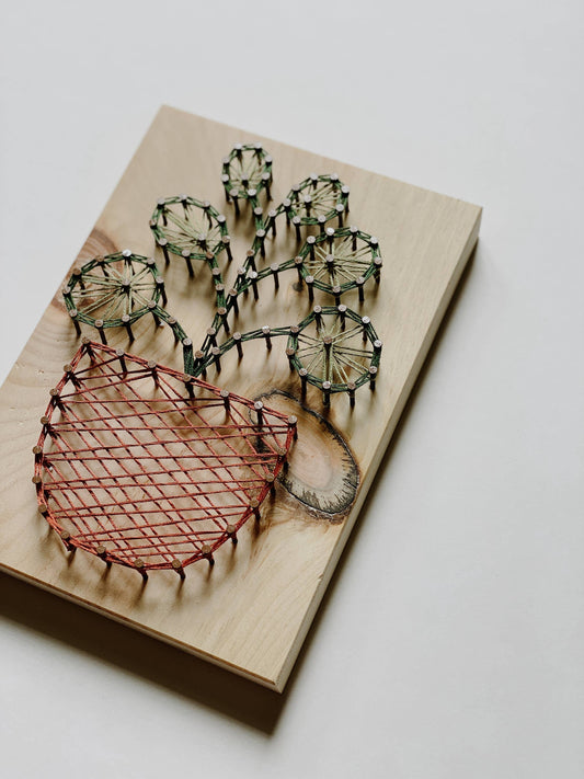 Pilea Plant DIY String Art Kit