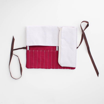 Lena the Fox | Needle Case | Pencil Roll: Multi
