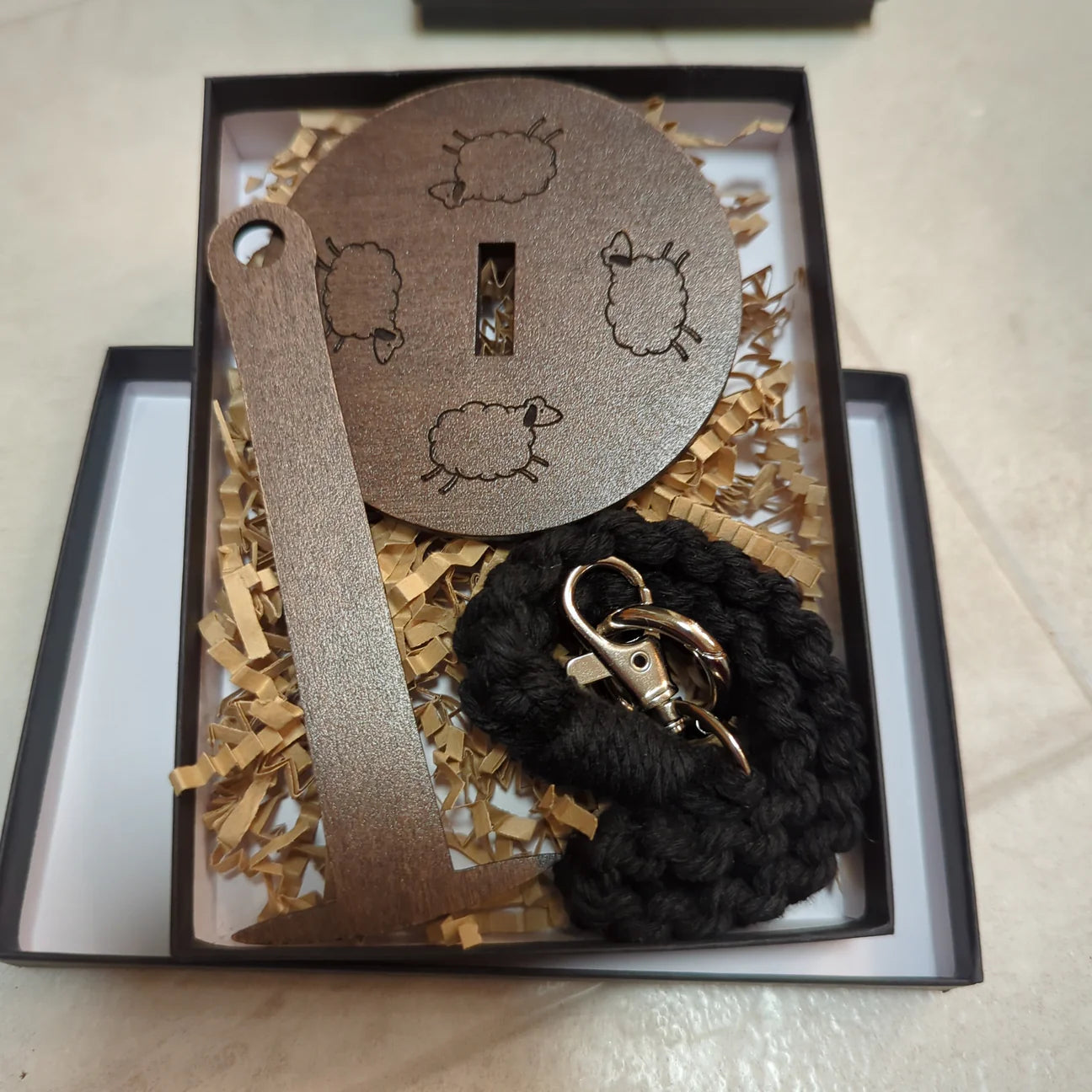 Sheep Yarn Keeper | Wristlet | In Gift Box