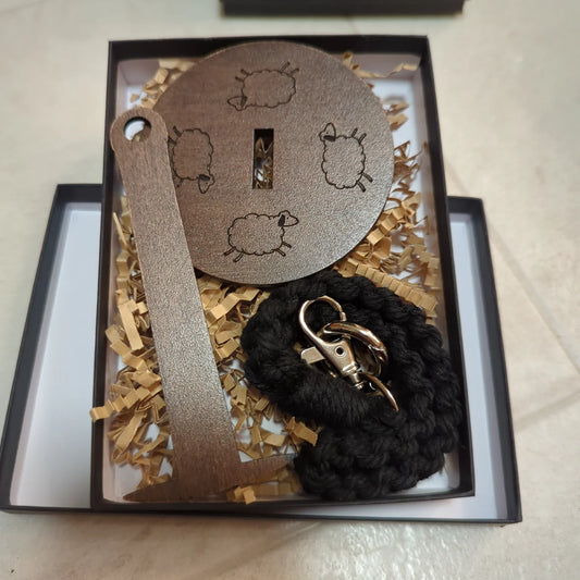 Sheep Yarn Keeper | Wristlet | In Gift Box