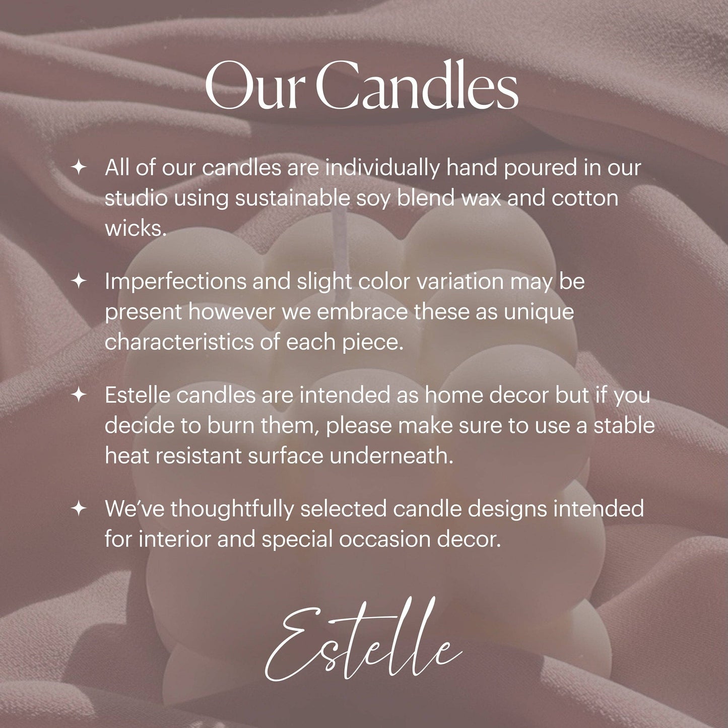 Handmade Yarn Ball Candle | Trendy Rope Vegan Home Decor