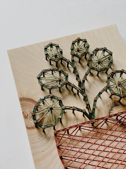 Pilea Plant DIY String Art Kit