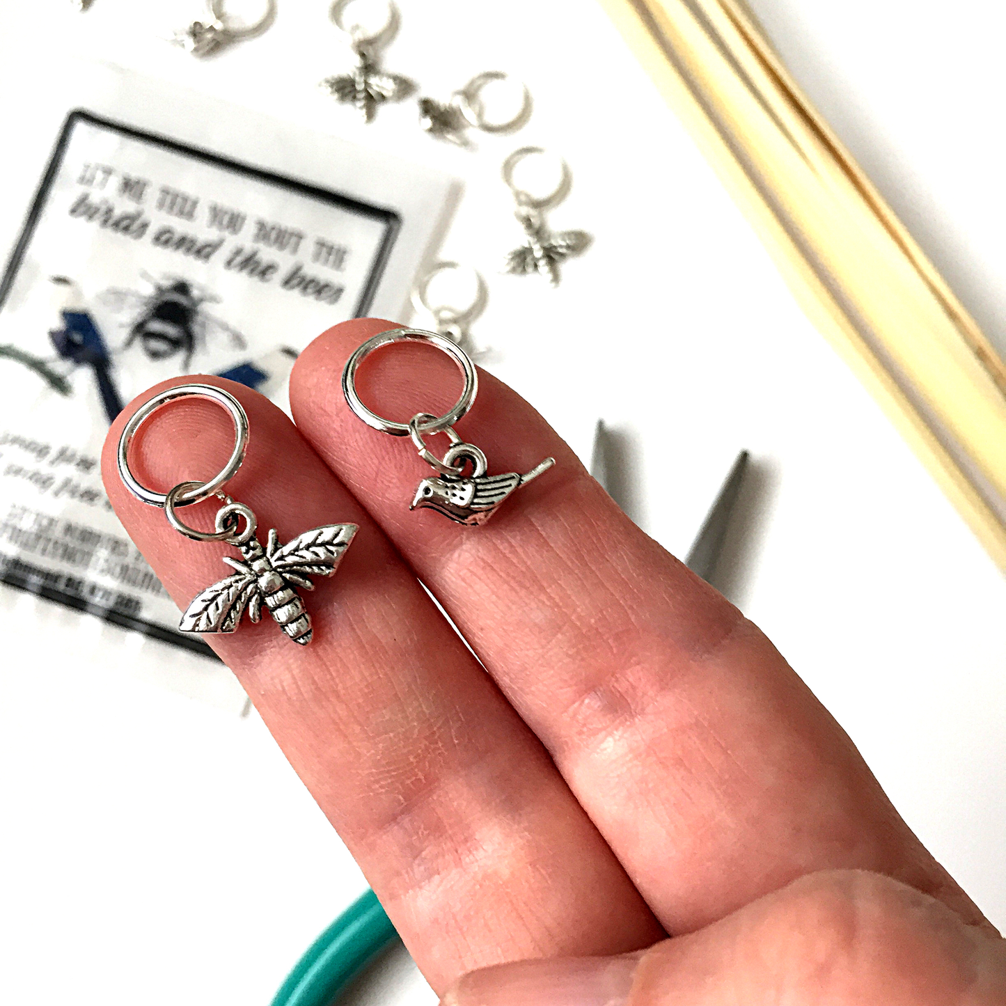 Birds and Bees | Stitch Markers