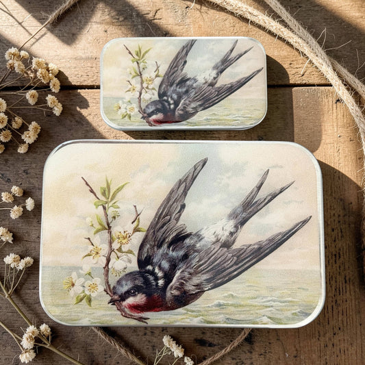 Spring Swallow | Notions Tin (Large)