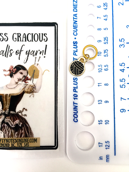 Yarn Ball Stitch Marker Pack