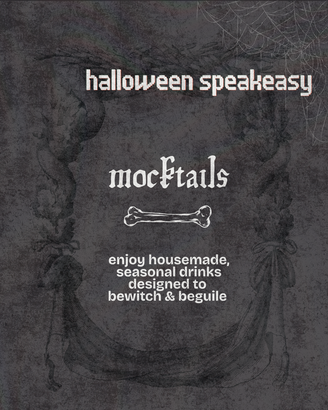 Halloween Speakeasy Night | Crafts, Mocktails & Snacks | October 31, 6:30 - 9