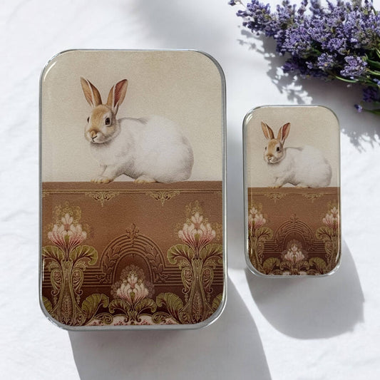 Sweet White Bunny | Notions Tin (Small)