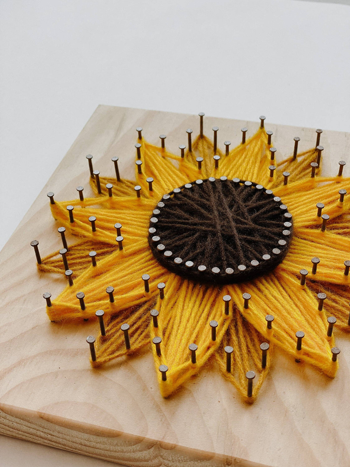 Sunflower DIY String Art Kit