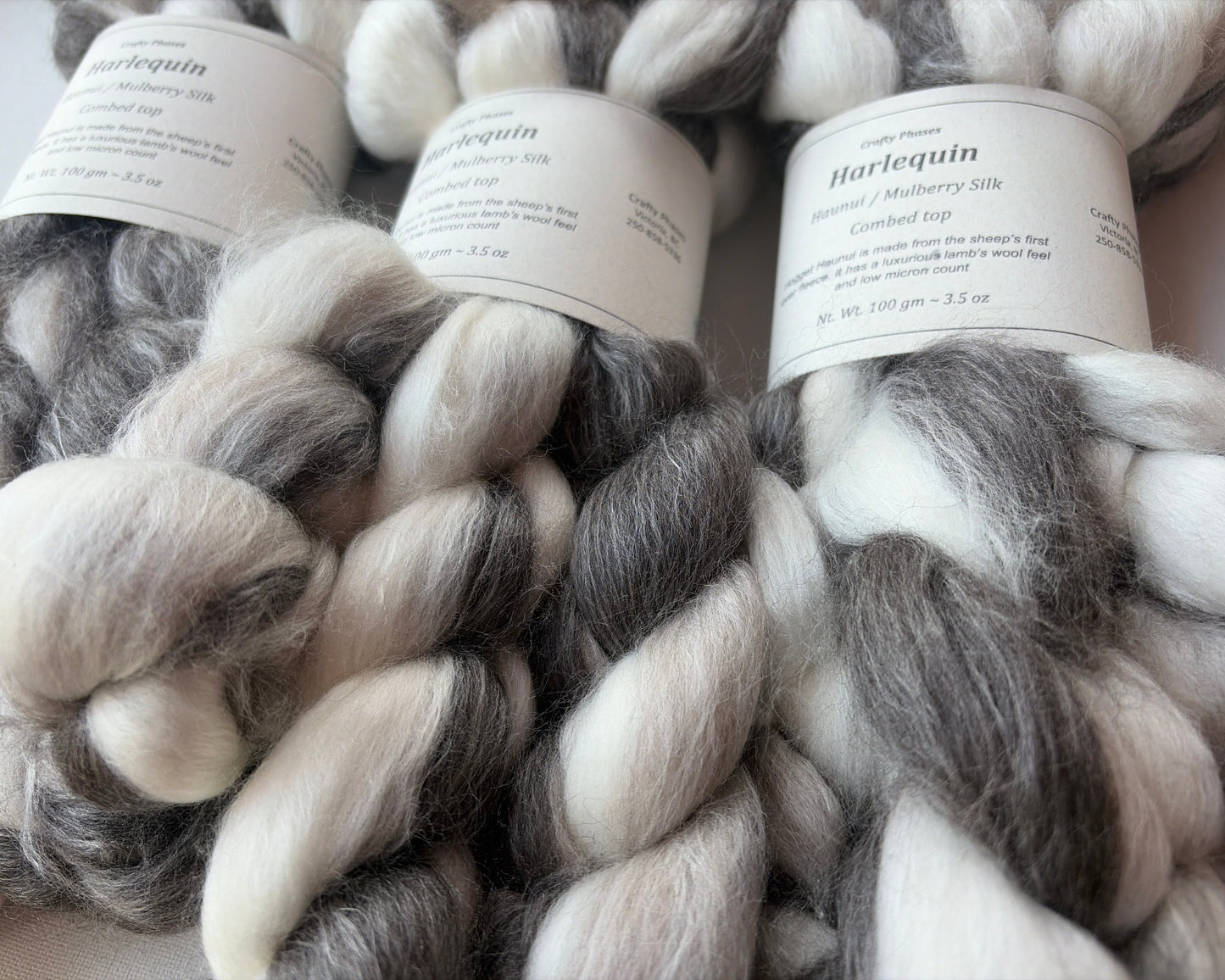 Hogget Haunui, Mulberry | 18.6 micron combed top
