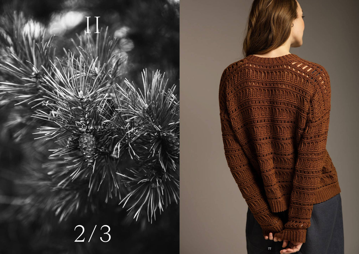 Nordic Textures in Crochet Garments | Linda Skuja