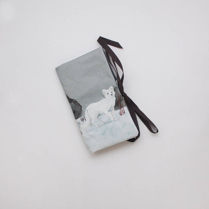 Noah the Polar Fox | Needle Case | Pencil Case | Pencil Roll