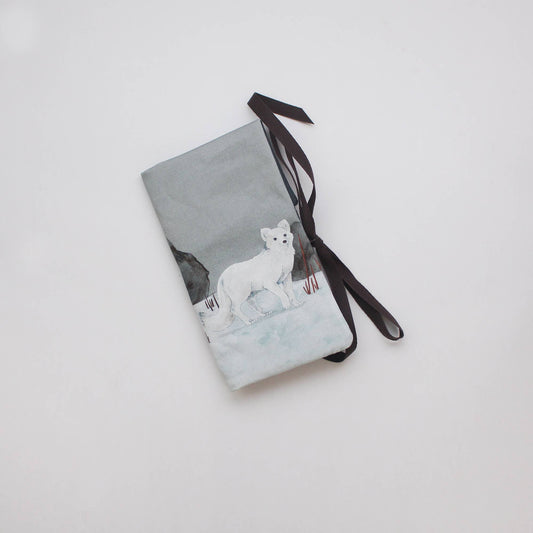 Noah the Polar Fox | Needle Case | Pencil Case | Pencil Roll