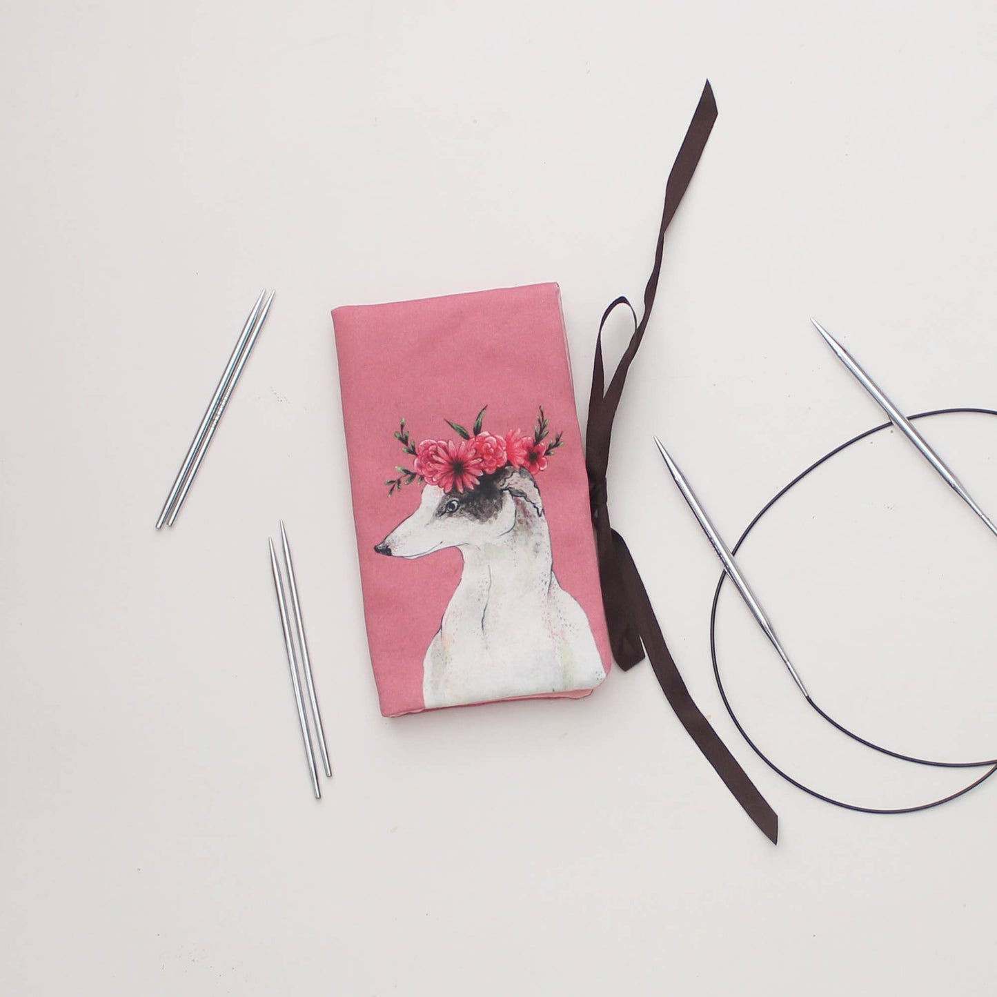 Rosie the Dog | Needle Case | Pencil Roll (Co: Multi