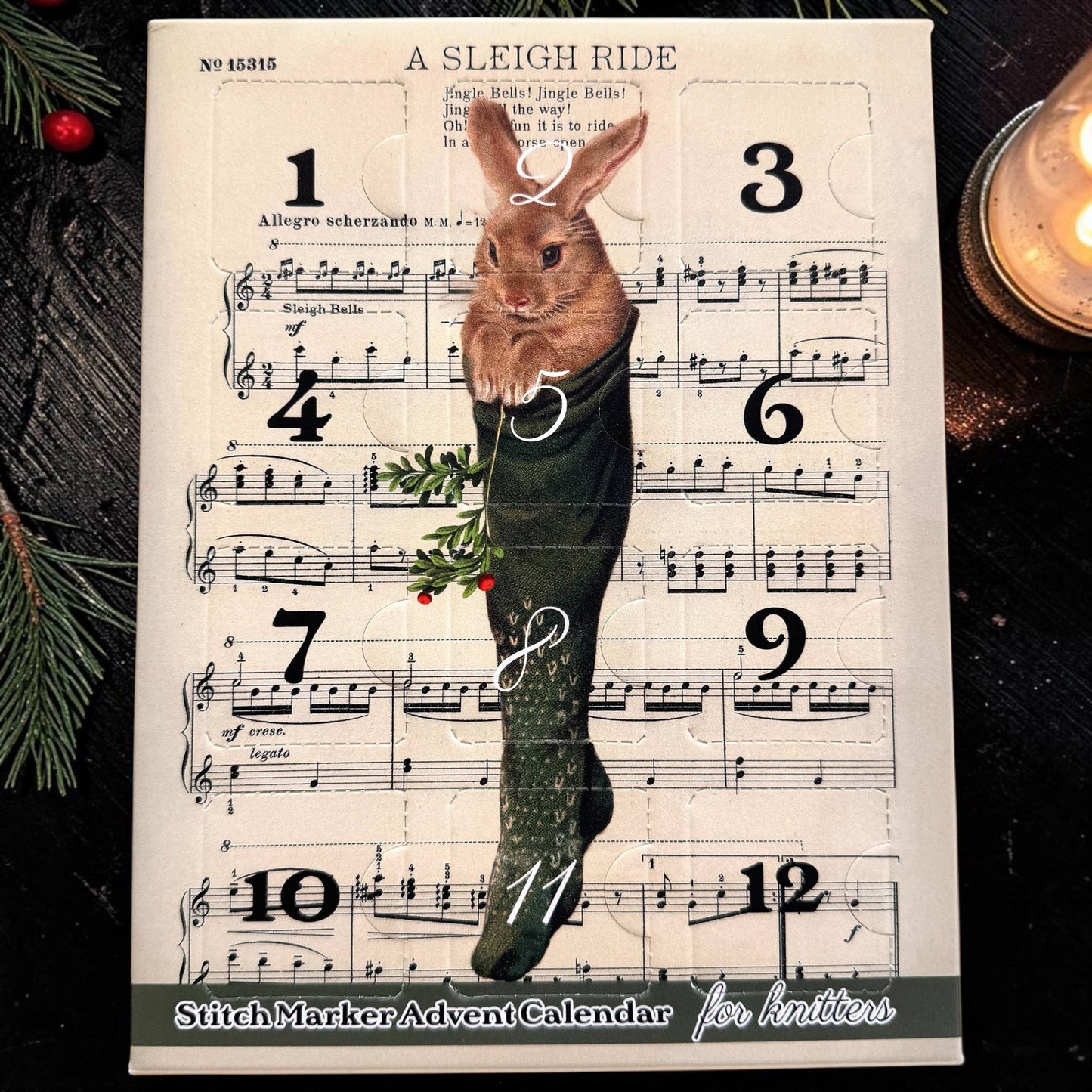 2026 KNITTING Stitch Marker Advent Calendar