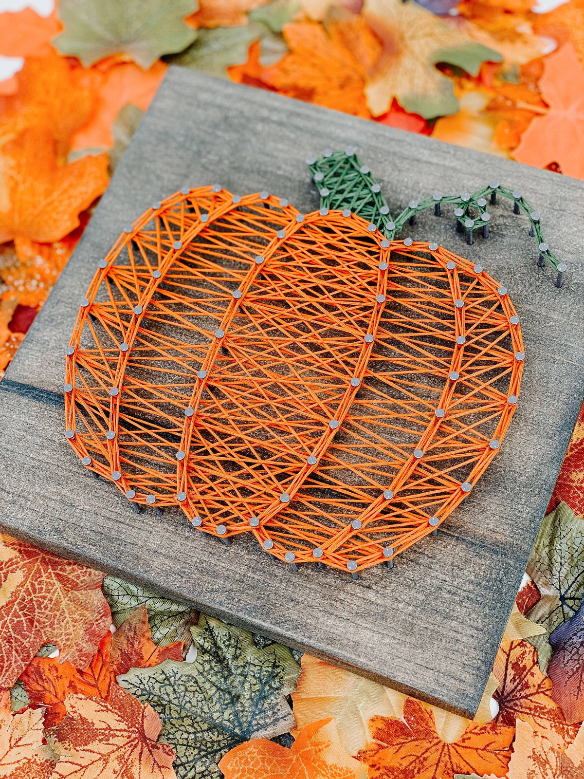 Pumpkin DIY String Art Kit
