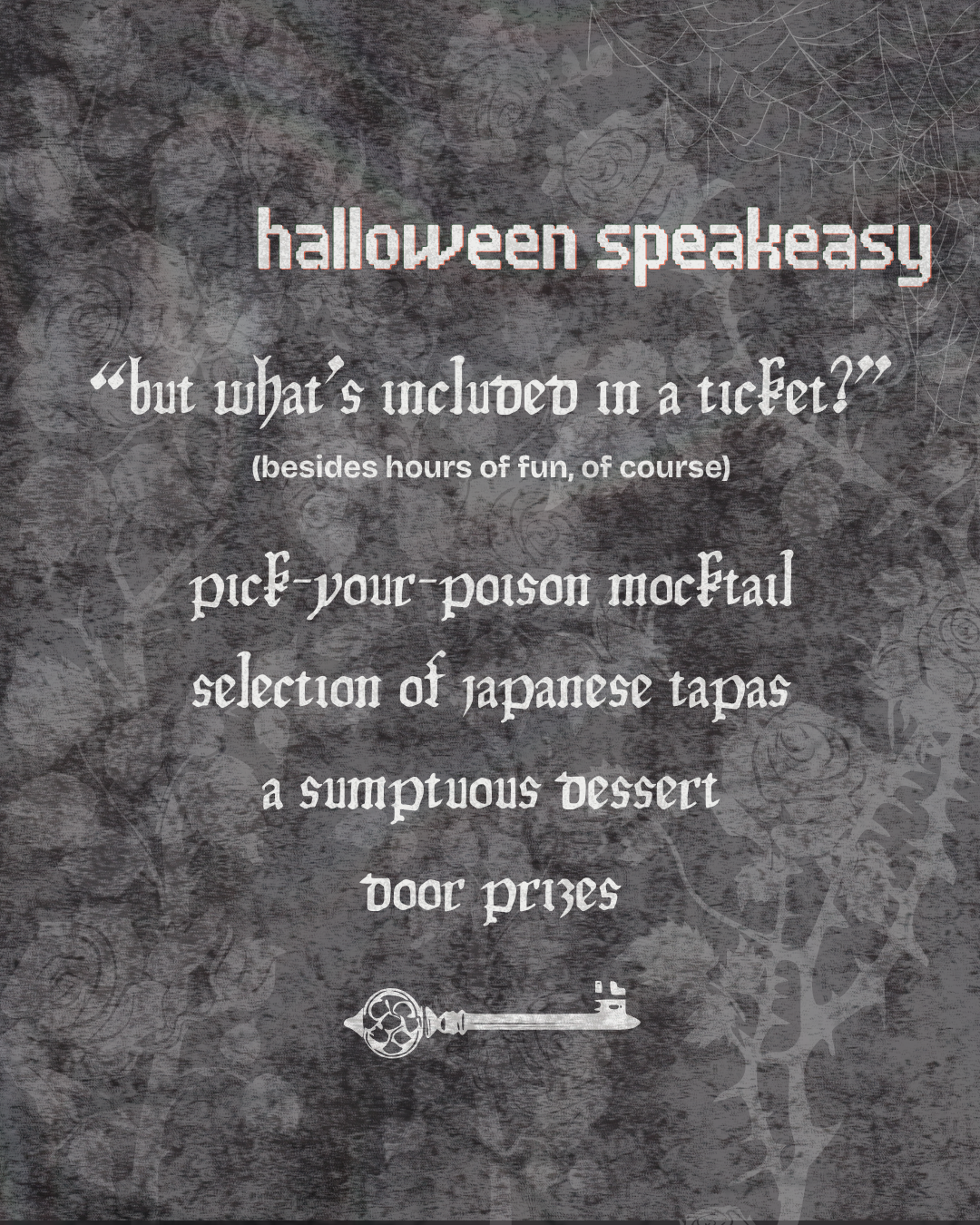 Halloween Speakeasy Night | Crafts, Mocktails & Snacks | October 31, 6:30 - 9