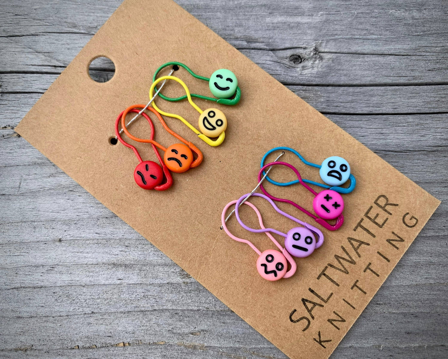 Mood Markers Bulb Pin Stitch/Progress Keepers | Set of 8