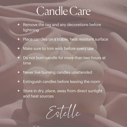 Handmade Yarn Ball Candle | Trendy Rope Vegan Home Decor
