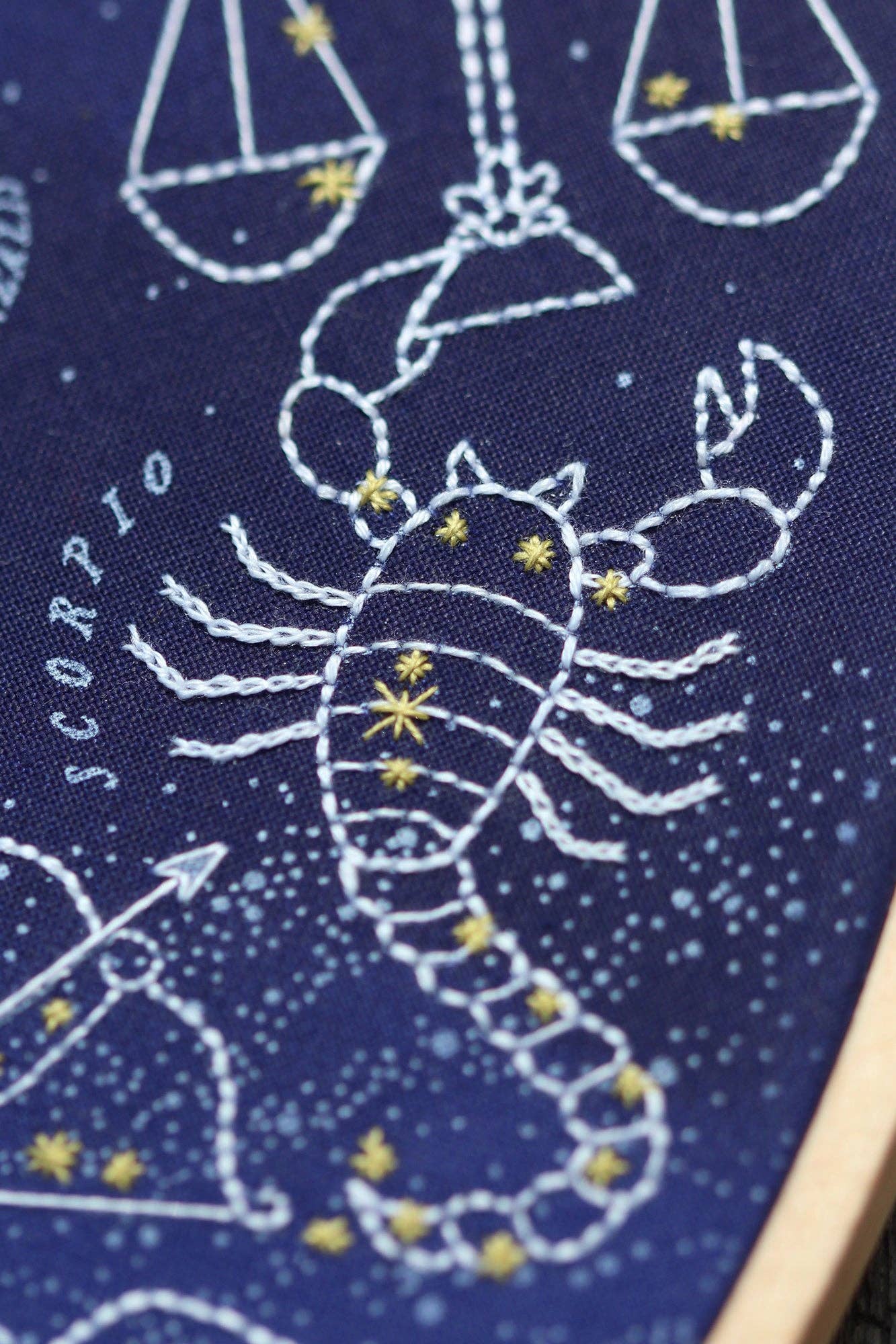 Star Map | 11" Hoop Kit | Embroidery