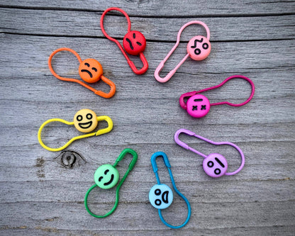 Mood Markers Bulb Pin Stitch/Progress Keepers | Set of 8