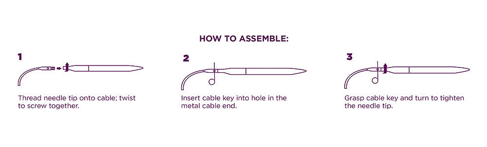 Foursquare Majestic Options Short Interchangeable Needle Set