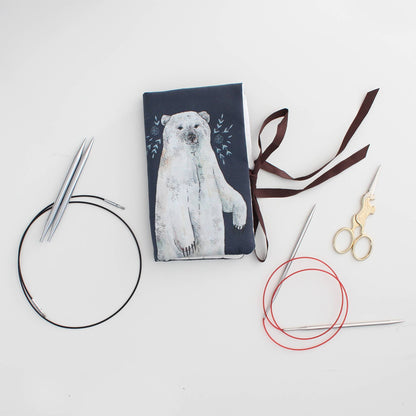 Boris the Bear | Needle Case | Pencil Case | Pencil Roll