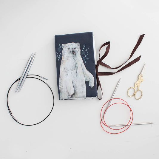 Boris the Bear | Needle Case | Pencil Case | Pencil Roll