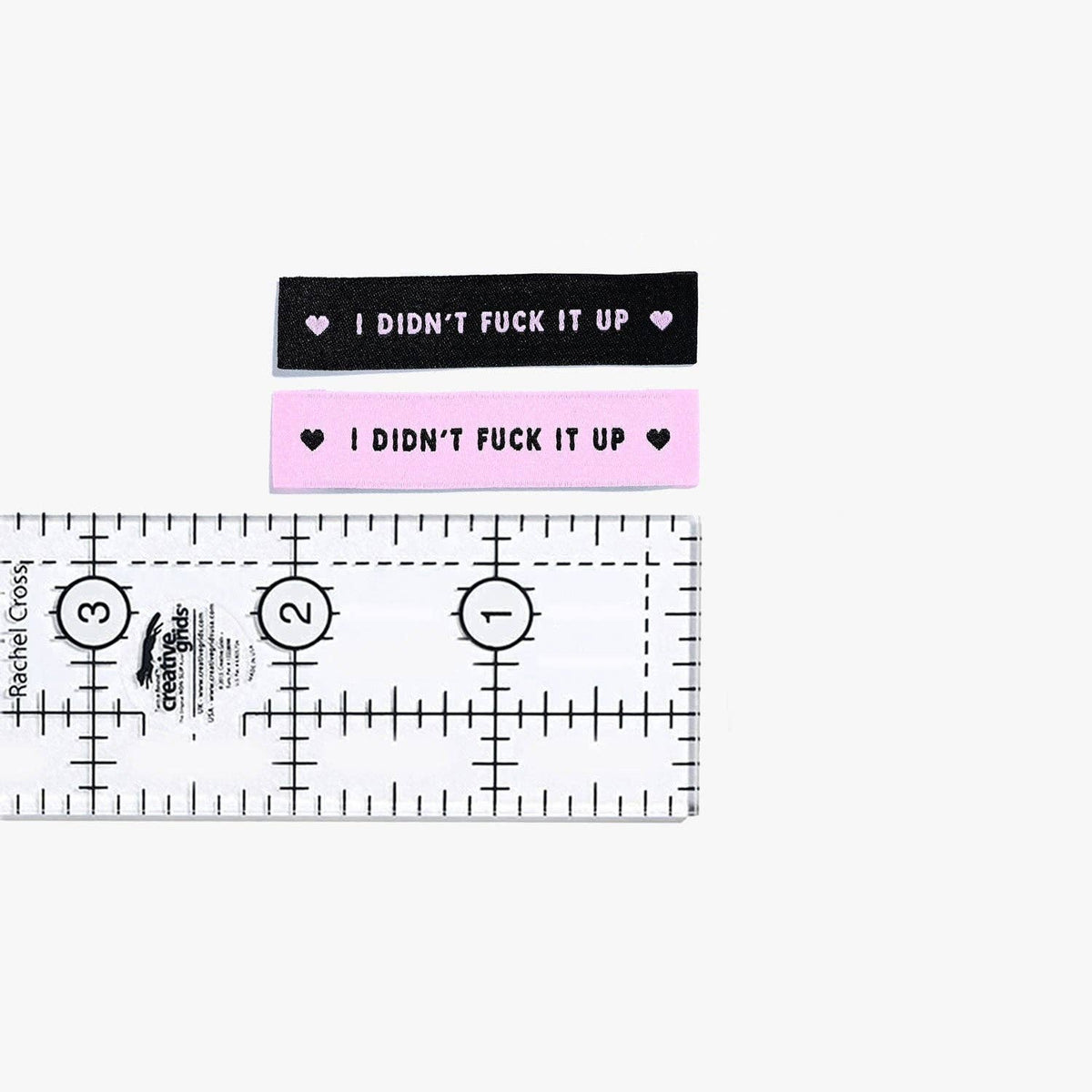 I Didn't Fuck It Up Woven Labels | Case of 6 units