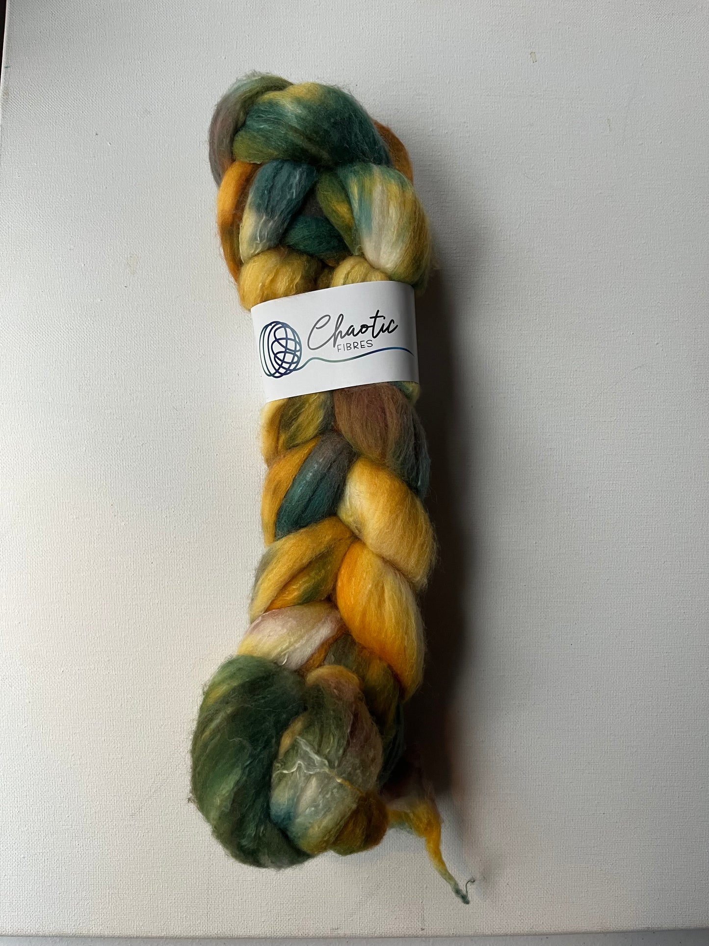 Hand Dyed Rambouillet, Silk | Braid | 100g