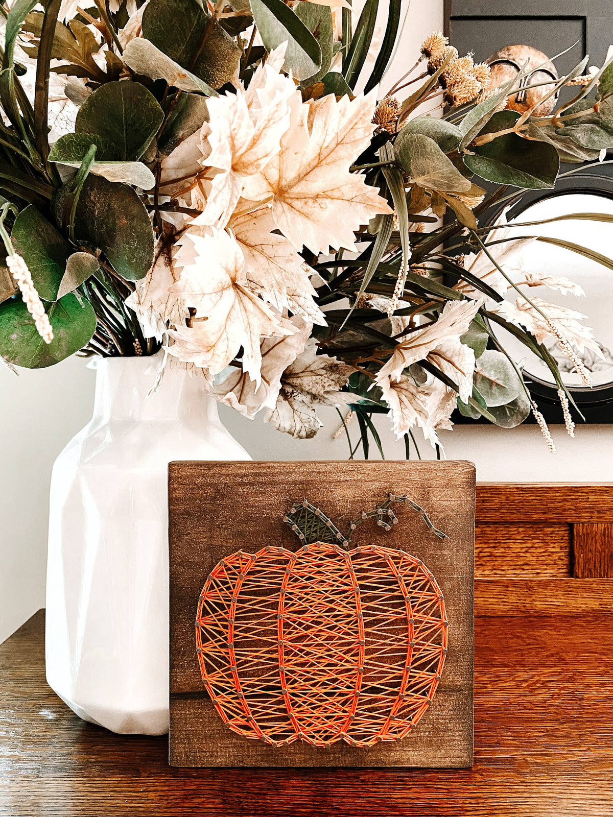 Pumpkin DIY String Art Kit